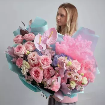 Стильный дизайнерский букет Ла-Ла-Ленд