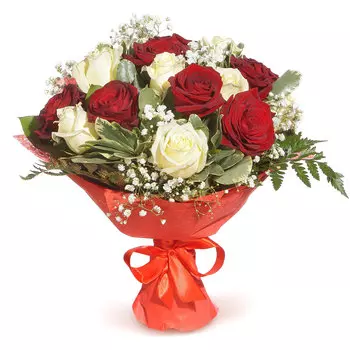 Танго: Розы и гипсофила