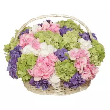 Воплощение нежности: Микс гортензий