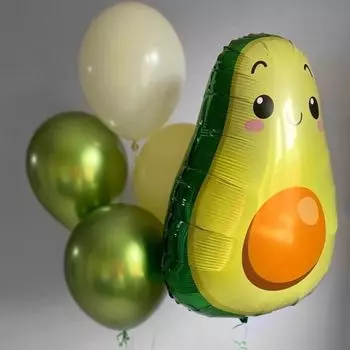 Воздушные шары с гелием «Авокадо»