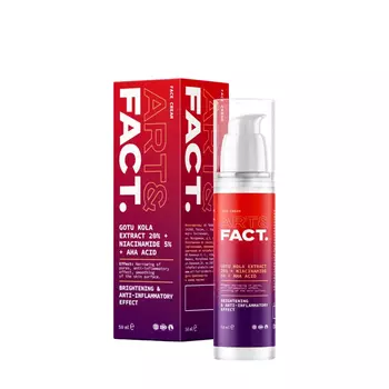 ART&FACT ART&FACT Обновляющий крем для лица с AHA-кислотами, ниацинамидом и готу кола 50 мл