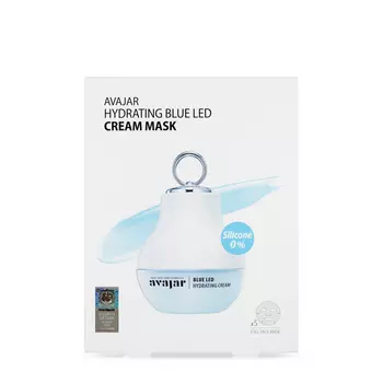 AVAJAR AVAJAR Увлажняющая кремовая LED маска «Hydrating Blue Led» 5 шт.