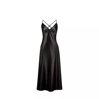 AYRIS SILK AYRIS SILK Сорочка Ayris Silk из натурального шёлка, арт. 5017, цвет глубокий чёрный (L-XL)