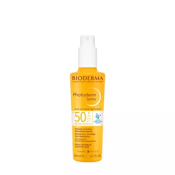BIODERMA BIODERMA Солнцезащитный спрей для чувствительной кожи лица и тела SPF50+ Photoderm MAX 200 мл