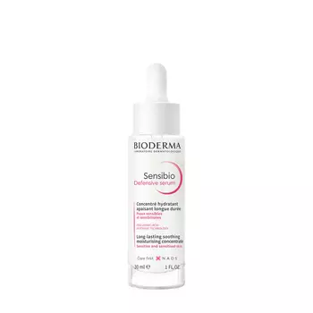 BIODERMA BIODERMA Успокаивающая защитная сыворотка для чувствительной кожи лица Sensibio Defensive Serum 30 мл