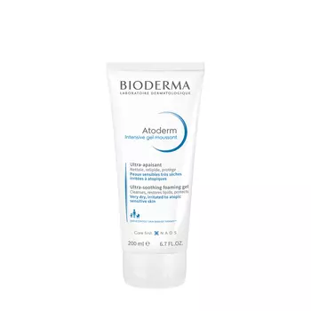 BIODERMA BIODERMA Успокаивающий очищающий гель-мусс для сухой и атопической кожи лица и тела Atoderm 200 мл