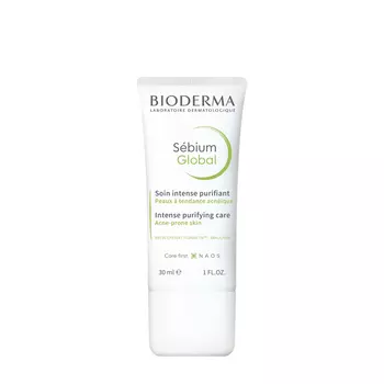 BIODERMA BIODERMA Крем для проблемной кожи против воспалений Sebium Global 30 мл