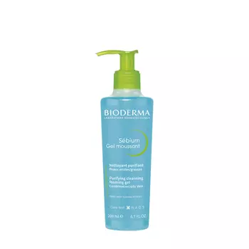 BIODERMA BIODERMA Очищающий гель для жирной и проблемной кожи лица Sebium 200 мл