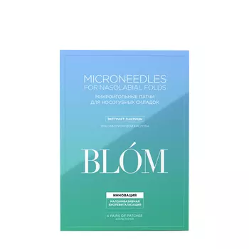 BLOM BLOM Патчи с микроиглами с экстрактом лакрицы 4 пары