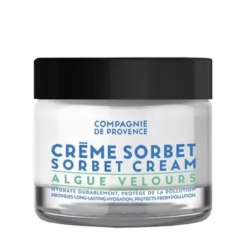 COMPAGNIE DE PROVENCE COMPAGNIE DE PROVENCE Увлажняющий крем-сорбет для лица Velvet Seaweed Sorbet Cream 50 мл
