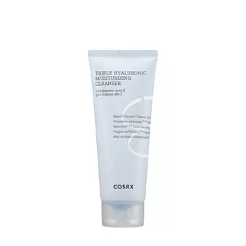 COSRX COSRX Увлажняющая очищающая пенка для умывания Hydrium Triple Hyaluronic Moisturizing Cleanser 150 мл