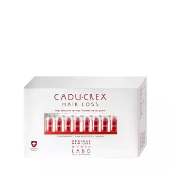 Crescina Crescina Ампулы для борьбы с обильным выпадением волос у женщин Caducrex Serious Woman №40 40 х 3,5 мл