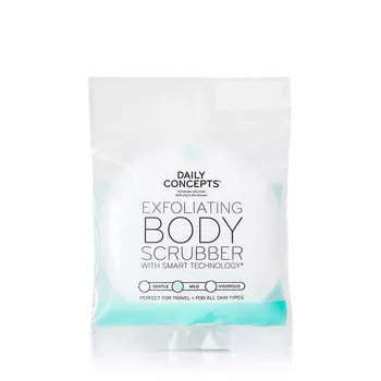 Daily Concepts Daily Concepts Двусторонняя мочалка для тела Exfoliating Body Scrubber 1 шт