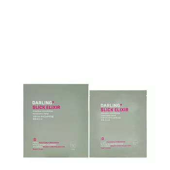 Darling Darling Тканевая маска для восстановления микробиома кожи лица Slick Elixir