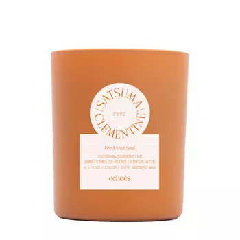 ECHOES ECHOES Маленькая свеча в стекле Satsuma & Clementine 150 гр