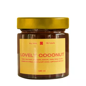 everydaylovelyday everydaylovelyday Соевая ароматическая свеча Lovely Coconut 180 мл