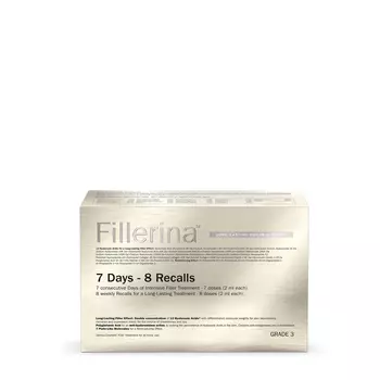 Fillerina Fillerina Набор филлеров с длительным эффектом заполнения морщин Long Lasting Intensive Filler Treatment, уровень 3 2*30 мл
