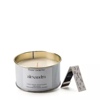 Flame Moscow Flame Moscow Ароматическая свеча в металле «Alexandra» 310 гр
