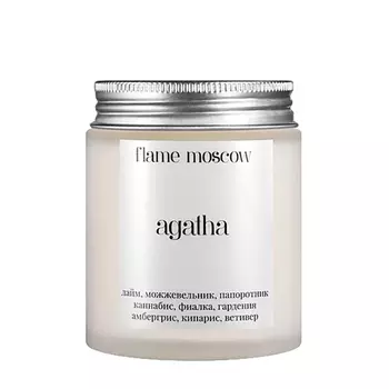 Flame Moscow Cвеча матовая «Agatha» 200 гр