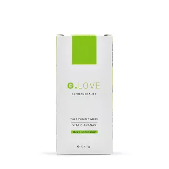 G.LOVE G.LOVE Очищающая энзимная маска-пудра для лица с витамином С Vita C Ananas 10x2 мл