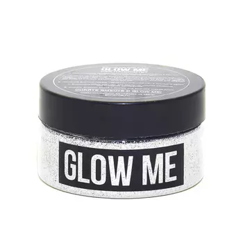 GLOW ME Блёстки «Серебро» 100 мл