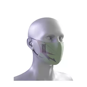 HYDROP HYDROP Маска-респиратор EXOEGO мятная с принтом L/XL