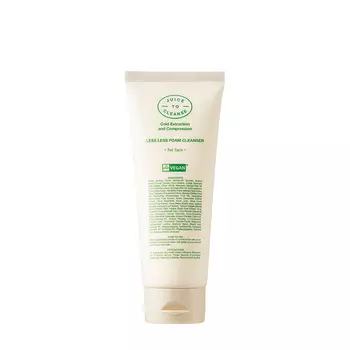 JUICE TO CLEANSE JUICE TO CLEANSE Увлажняющая пенка для умывания Less Foam Cleanser 150 гр