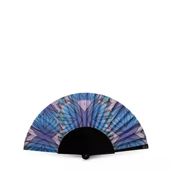 KHU KHU Веер «Blue Lyca» 1 шт