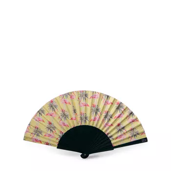 KHU KHU KHU KHU Веер «FLAMINGO» 1 шт