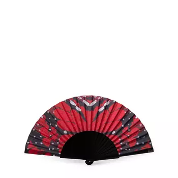 KHU KHU KHU KHU Веер «RED PAPILLON» 1 шт