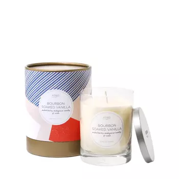KOBO KOBO Свеча BOURBON SOAKED VANILLA большая в стекле 312 гр