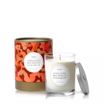 KOBO KOBO Свеча HIMALAYAN RED SPRUCE большая в стекле 312 гр