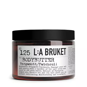 L:A BRUKET L:A BRUKET Укрепляющее и восстанавливающее крем-масло для тела с бергамотом и пачули 125 350 гр