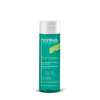 Noreva Noreva Мягкая очищающая гель-пенка для проблемной кожи лица и тела Exfoliac 200 мл