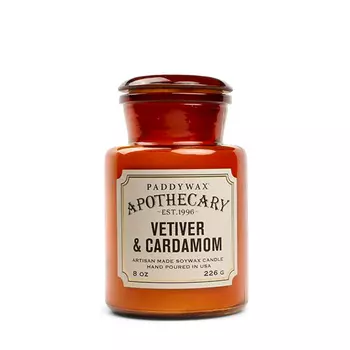 PADDYWAX PADDYWAX Свеча VETIVER &amp; CARDAMON в аптекарской баночке