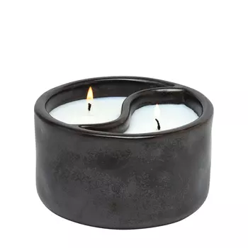 PADDYWAX PADDYWAX Свеча «Инь Янь» PALO SANTO / CADE в керамической баночке с двумя ароматами 311 гр