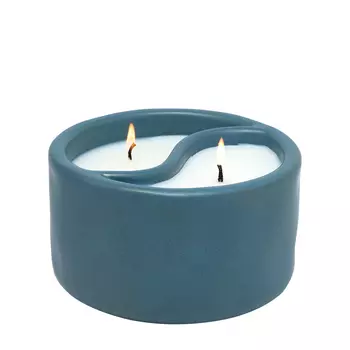 PADDYWAX PADDYWAX Свеча «Инь Янь» SEA MOSS / SAGE в керамической баночке с двумя ароматами 311 гр