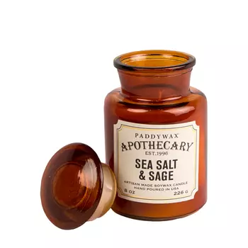 PADDYWAX PADDYWAX Свеча SEA SALT &amp; SAGE в аптекарской баночкe 227 гр