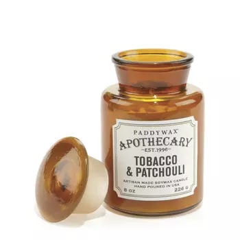 PADDYWAX PADDYWAX Свеча TOBACCO &amp; PATCHOULI в аптекарской баночке 227 гр