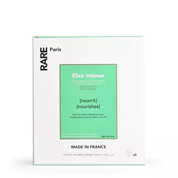 Rare Paris Rare Paris Набор из пяти питательных тканевых масок для лица Elixir Intense 5 шт
