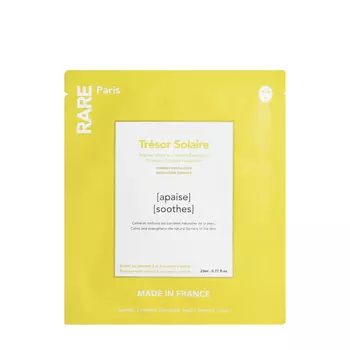 Rare Paris Rare Paris Успокаивающая тканевая маска для лица Trésor Solaire 1 шт