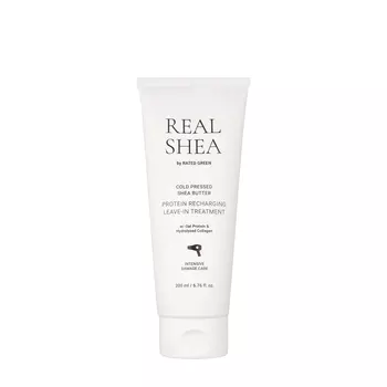 Rated Green Rated Green Восстанавливающий крем для волос с маслом ши Real Shea Protein Recharging Leave-in Treatment 150мл