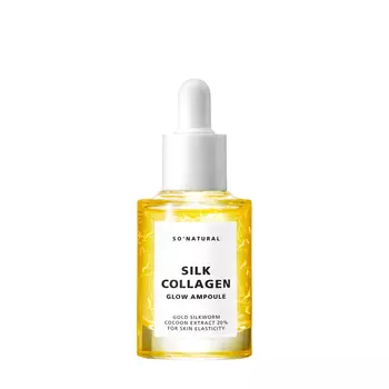 So Natural So Natural Антивозрастная сыворотка для лица Silk Collagen Glow Ampoule 30 мл