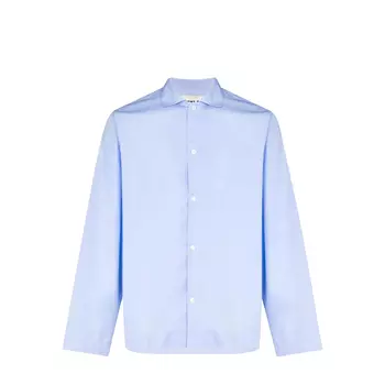 Tekla Tekla Poplin Pyjamas Shirt Shirt Blue (XS)