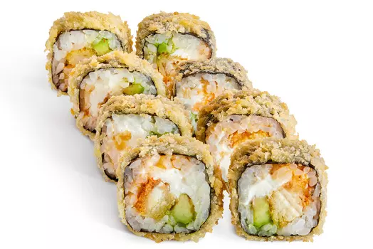 Горячий ролл Окунь Темпура - 8 шт.