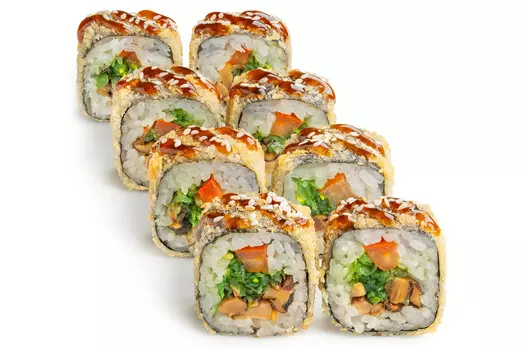 Горячий ролл Шиитаке Темпура - 8 шт.