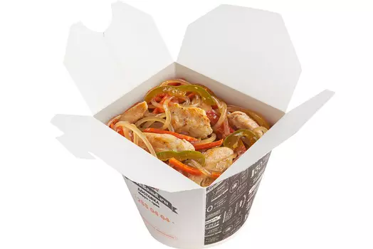 Харусаме Блек Пеппер с курицей