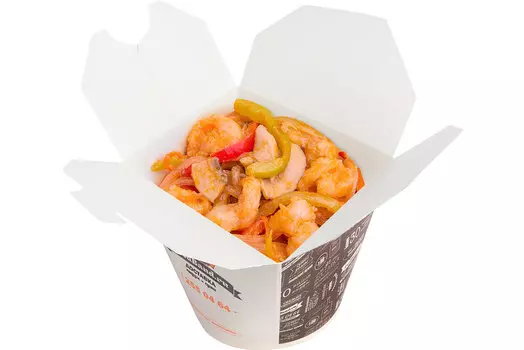 Харусаме с креветками Том Ям