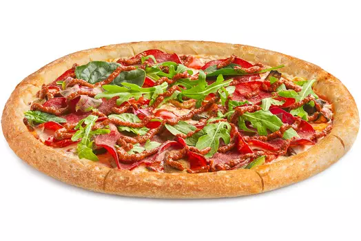 Пастрами с аджикой и овощами гриль - 30 см