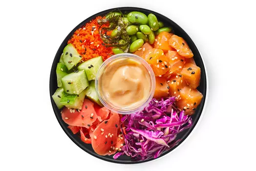 Поке с лососем (киноа) - Mалый